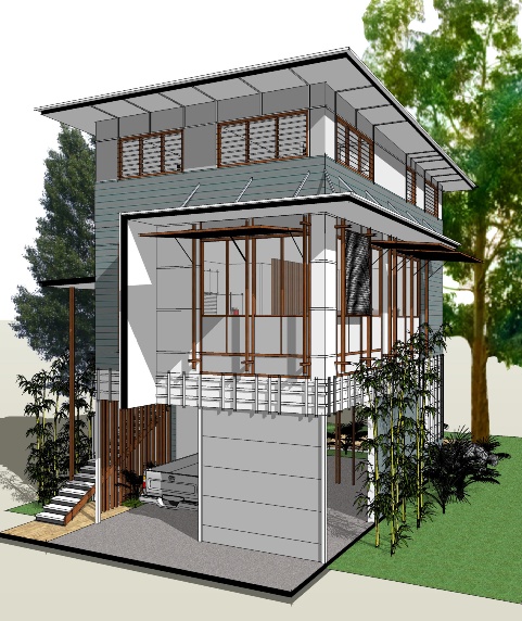 brisbane home designs for flood prone properties award flood free design
