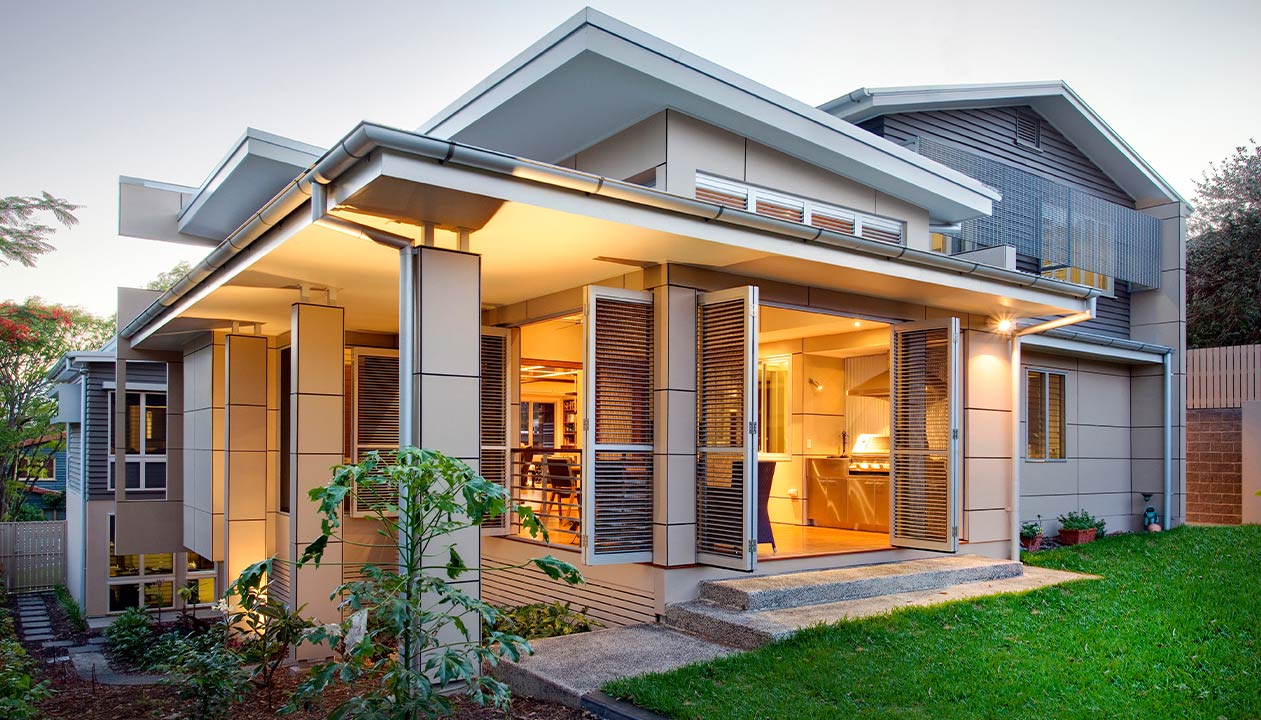 Indooroopilly completed outdoor entertainment area