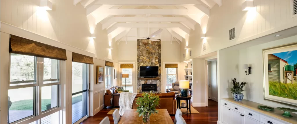 Photo of a Hamptons style interior of a home renovation