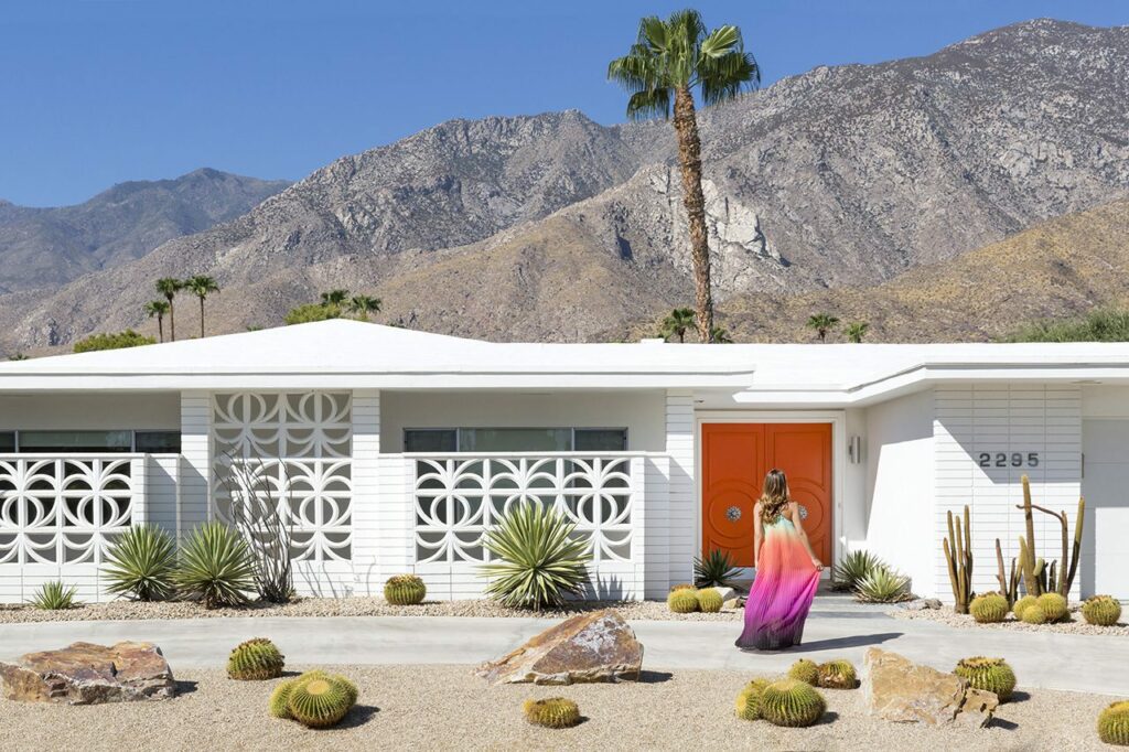 Palm Springs Home Featuring Breezeblocks